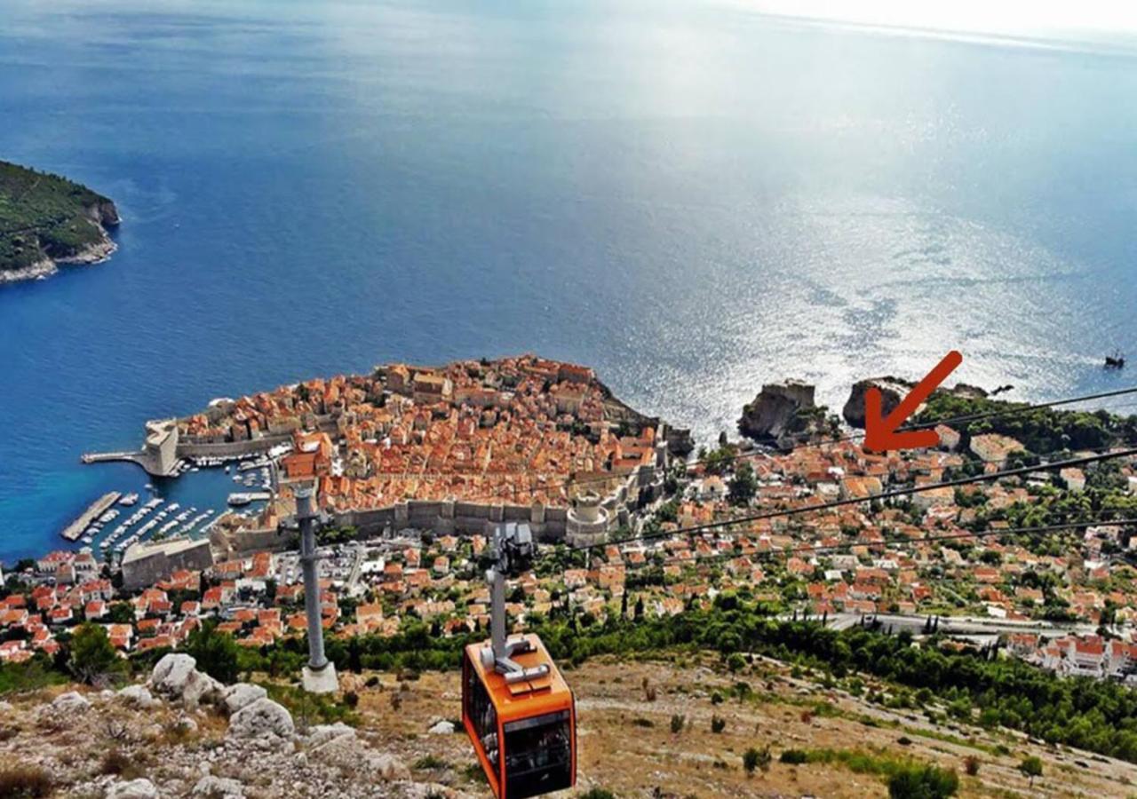 Mediteran With Garden Next To Beach And Old Town Dubrovnik Exteriör bild